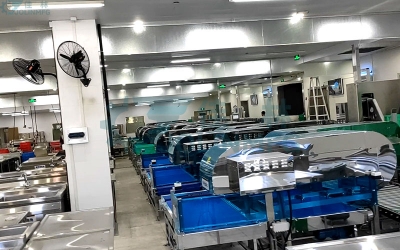 中央廚房毛菜存儲分配設(shè)備