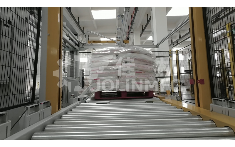 編織袋類產(chǎn)品用自動碼垛裹膜生產(chǎn)線